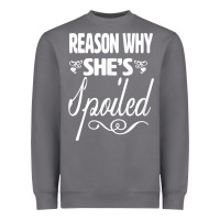 Storm the reason she is spoiled couples matching set valentines t shirt Heavyweight Sweatshirt - SnappyArt