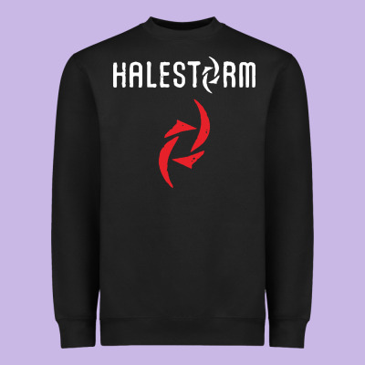 Halestorm Black Heavyweight Sweatshirt Designed By Snappyart