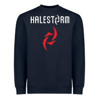 Navy halestorm black Heavyweight Sweatshirt - SnappyArt