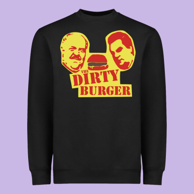 Dirty Burger Heavyweight Sweatshirt Designed By Snappyart