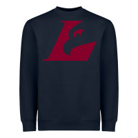 Navy UW-La Crosse maroon Heavyweight Sweatshirt - SnappyArt