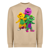 New 755 Barney And Friends Cute Heavyweight Sweatshirt | Teevron