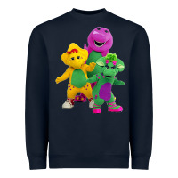 Navy new 755 barney and friends cute Heavyweight Sweatshirt - SnappyArt
