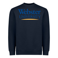 Navy webster university Heavyweight Sweatshirt - SnappyArt