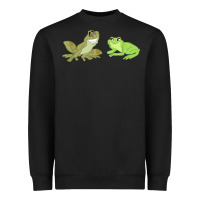 Black The Princess and the Frog Tiana and Naveen Art Heavyweight Sweatshirt - SnappyArt