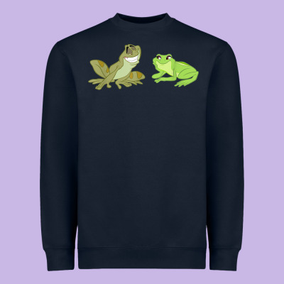 The Princess And The Frog Tiana And Naveen Art Heavyweight Sweatshirt Designed By Snappyart