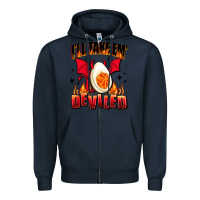 Navy i will take em deviled Zipper Hoodie - AdoDesignShop