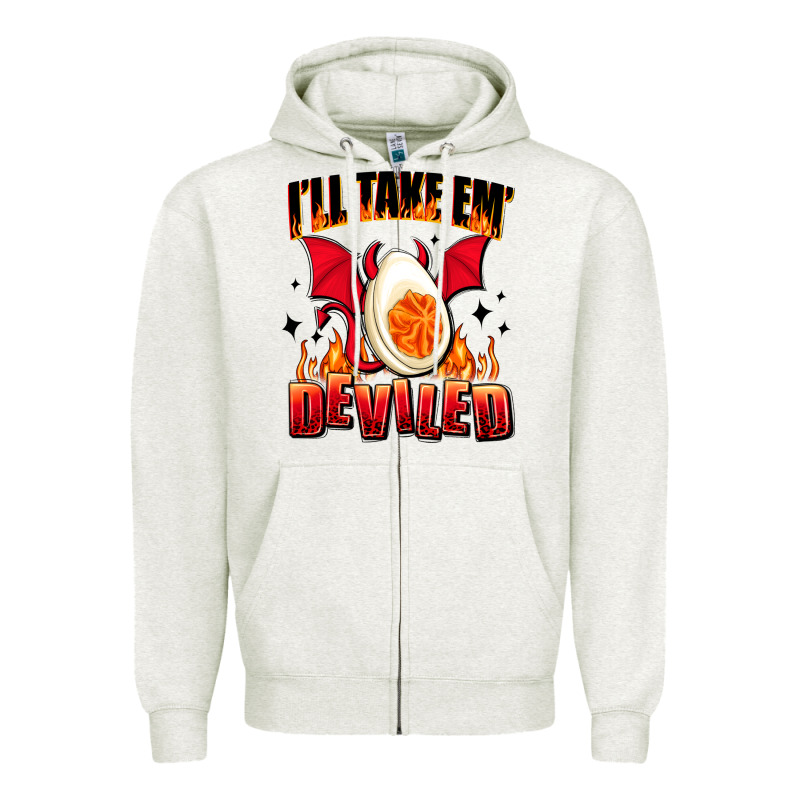 I Will Take Em Deviled Zipper Hoodie by AdoDesignShop | Teevron
