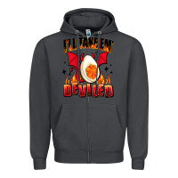 Smoke i will take em deviled Zipper Hoodie - AdoDesignShop