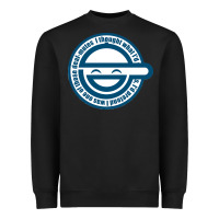 Black Laughing Man GHOST IN THE SHELL Classic Heavyweight Sweatshirt - SnappyArt