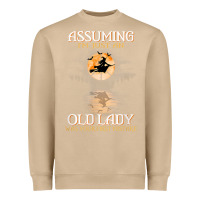 Mushroom assuming i'm just an old lady was your first mistake witch Heavyweight Sweatshirt - SnappyArt