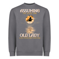 Storm assuming i'm just an old lady was your first mistake witch Heavyweight Sweatshirt - SnappyArt