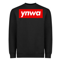 Black ynwa Heavyweight Sweatshirt - SnappyArt