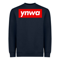 Navy ynwa Heavyweight Sweatshirt - SnappyArt