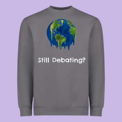 Environmental Climate Change Still Debating Summer Heavyweight Sweatshirt Designed By Snappyart