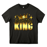 Asphalt birthday king Heavy Core Tee - RanaPortraitStore
