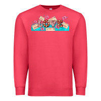 Cardinal love and love letters Premium Sweatshirt - AdoDesignShop