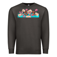 Smoke love and love letters Premium Sweatshirt - AdoDesignShop