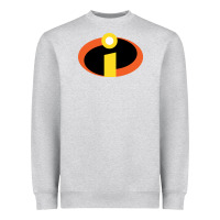 Heather Grey incredibles Heavyweight Sweatshirt - SnappyArt