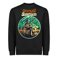 Black sturgill simpson retro Heavyweight Sweatshirt - SnappyArt