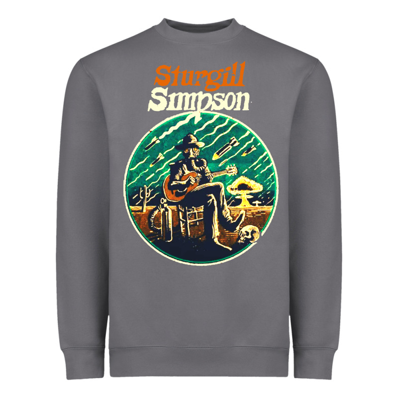 Sturgill Simpson Retro Heavyweight Sweatshirt by SnappyArt | Teevron