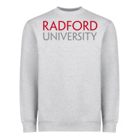 Heather Grey The radford university Heavyweight Sweatshirt - SnappyArt