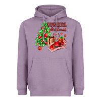 Lavender Cowgirl Christmas Heavyweight Hoodie - AdoDesignShop