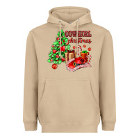 Mushroom Cowgirl Christmas Heavyweight Hoodie - AdoDesignShop