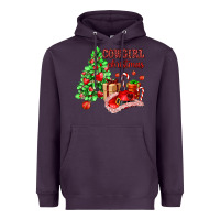 Plum Cowgirl Christmas Heavyweight Hoodie - AdoDesignShop