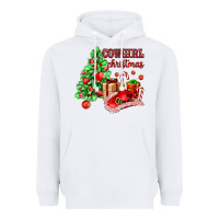 White Cowgirl Christmas Heavyweight Hoodie - AdoDesignShop