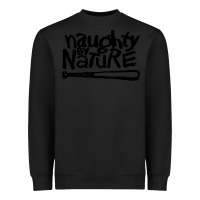 Black naughty by nature Heavyweight Sweatshirt - SnappyArt