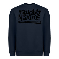Navy naughty by nature Heavyweight Sweatshirt - SnappyArt
