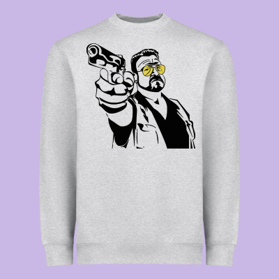 Big Lebowski Heavyweight Sweatshirt Designed By Snappyart