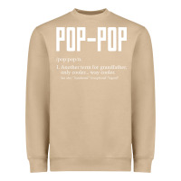 Mushroom Pop Pop Gifts Grandpa Fathers Day Pop-Pop Heavyweight Sweatshirt - SnappyArt