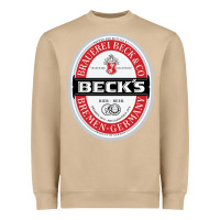 Mushroom Beck’s-Dark Heavyweight Sweatshirt - SnappyArt