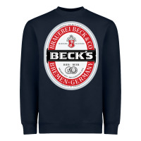 Navy Beck’s-Dark Heavyweight Sweatshirt - SnappyArt