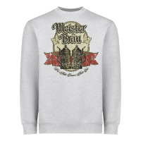 Heather Grey meister brau 1891, beer Heavyweight Sweatshirt - SnappyArt