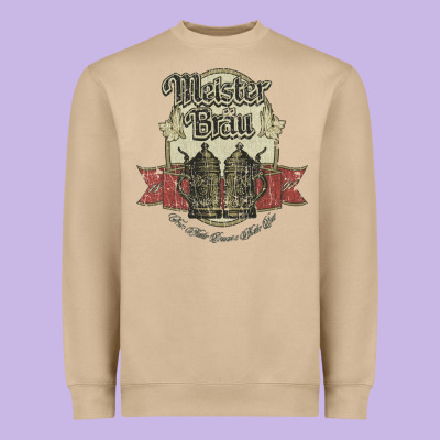 Meister Brau 1891, Beer Heavyweight Sweatshirt Designed By Snappyart