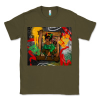 Army Green juneteenth black woman fashion girl Classic Tee - CowGirlArtShop