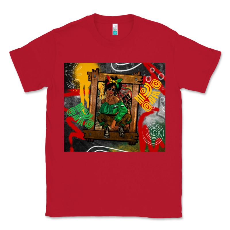 Juneteenth Black Woman Fashion Girl Classic Tee by CowGirlArtShop | Teevron