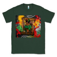 Sports Green juneteenth black woman fashion girl Classic Tee - CowGirlArtShop