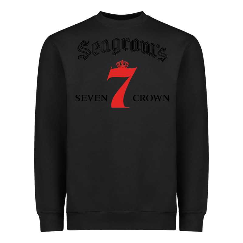 Seagrams 7 Bk 1.png Heavyweight Sweatshirt by SnappyArt | Teevron