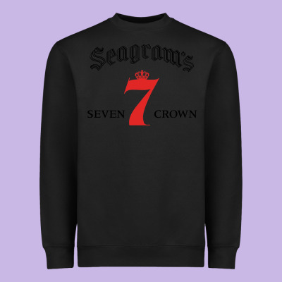 Seagrams 7 Bk 1.png Heavyweight Sweatshirt Designed By Snappyart