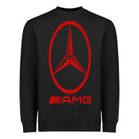 Black amg Heavyweight Sweatshirt - SnappyArt