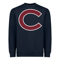 Navy colgate vintage Heavyweight Sweatshirt - SnappyArt