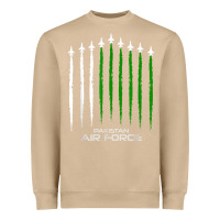 Mushroom pakistan air force shirt   pakistani flag men women kids t shirt Heavyweight Sweatshirt - SnappyArt