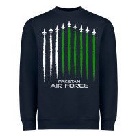 Navy pakistan air force shirt   pakistani flag men women kids t shirt Heavyweight Sweatshirt - SnappyArt