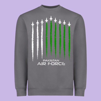 Pakistan Air Force Shirt   Pakistani Flag Men Women Kids T Shirt Heavyweight Sweatshirt Designed By Snappyart