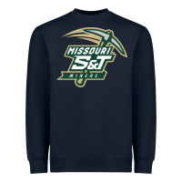 Navy Missouri S&T Miners Heavyweight Sweatshirt - SnappyArt