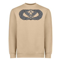 Mushroom Air Force Civil Engineer Badge Heavyweight Sweatshirt - SnappyArt